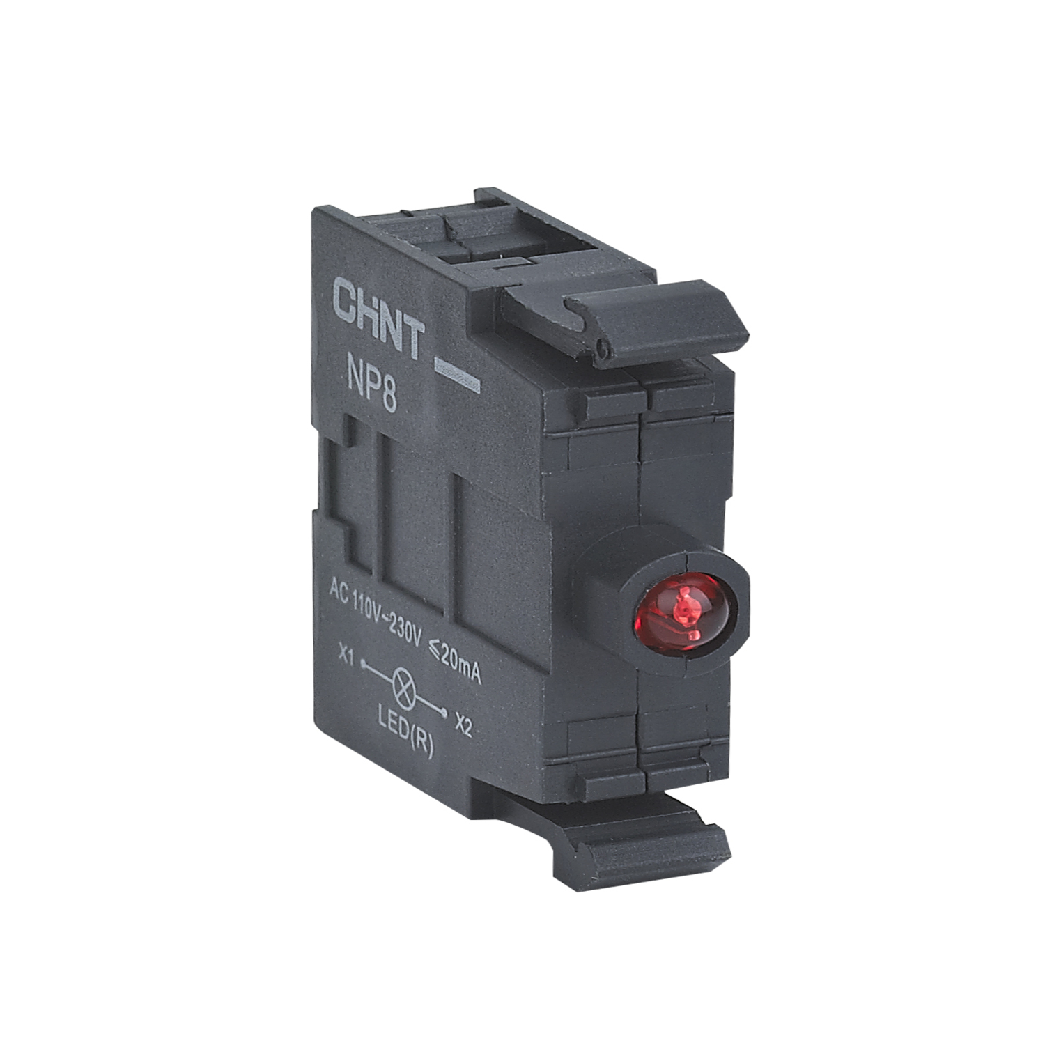 Светодиодный элемент для NP8, AC 110-230В, красный (R)