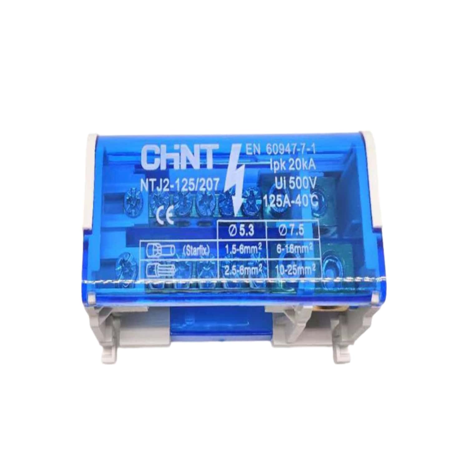 Блок распределительный (Кросс-модуль) на DIN 2x7 NTJ2-125/207