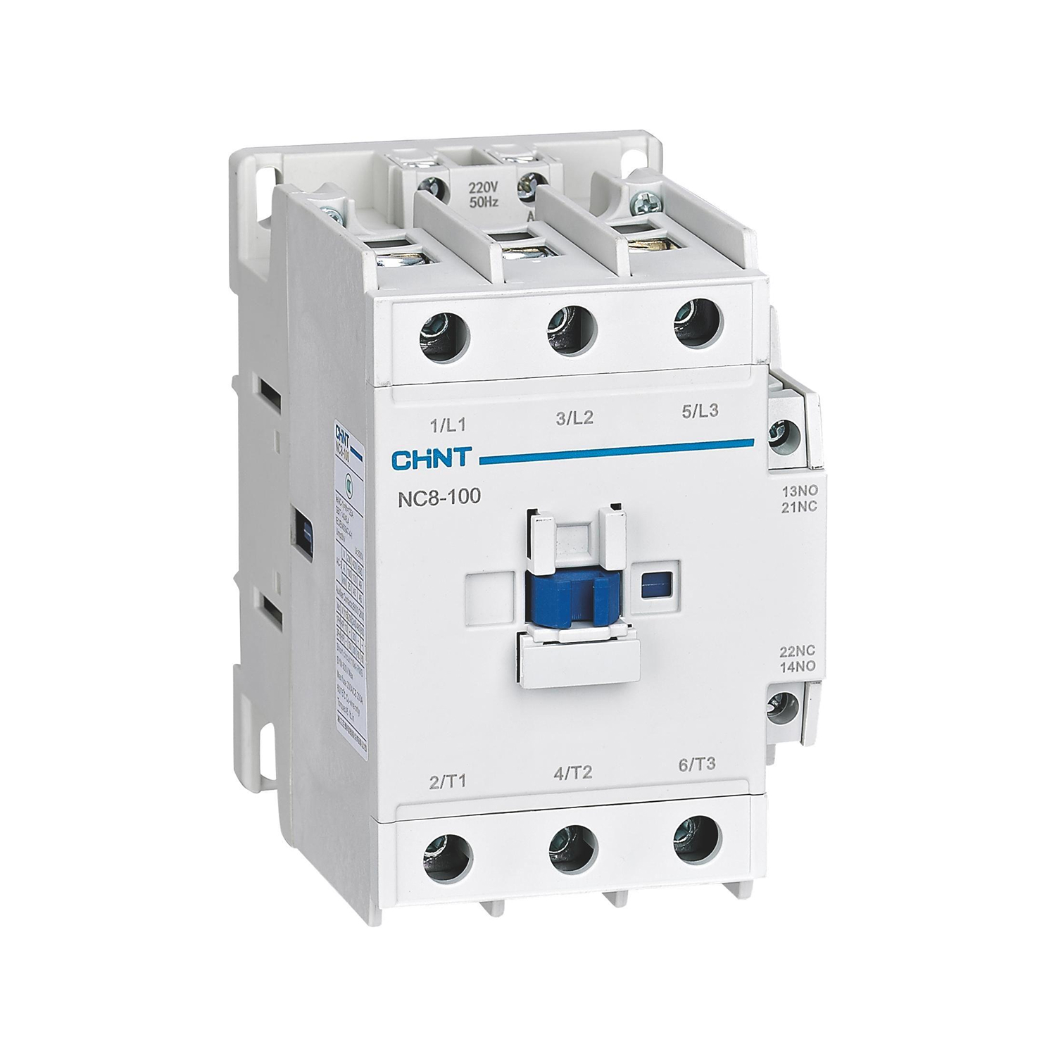 Контактор NC8-100/W 3P 100А AC/DC (24~60В) 1НО+1НЗ (R)