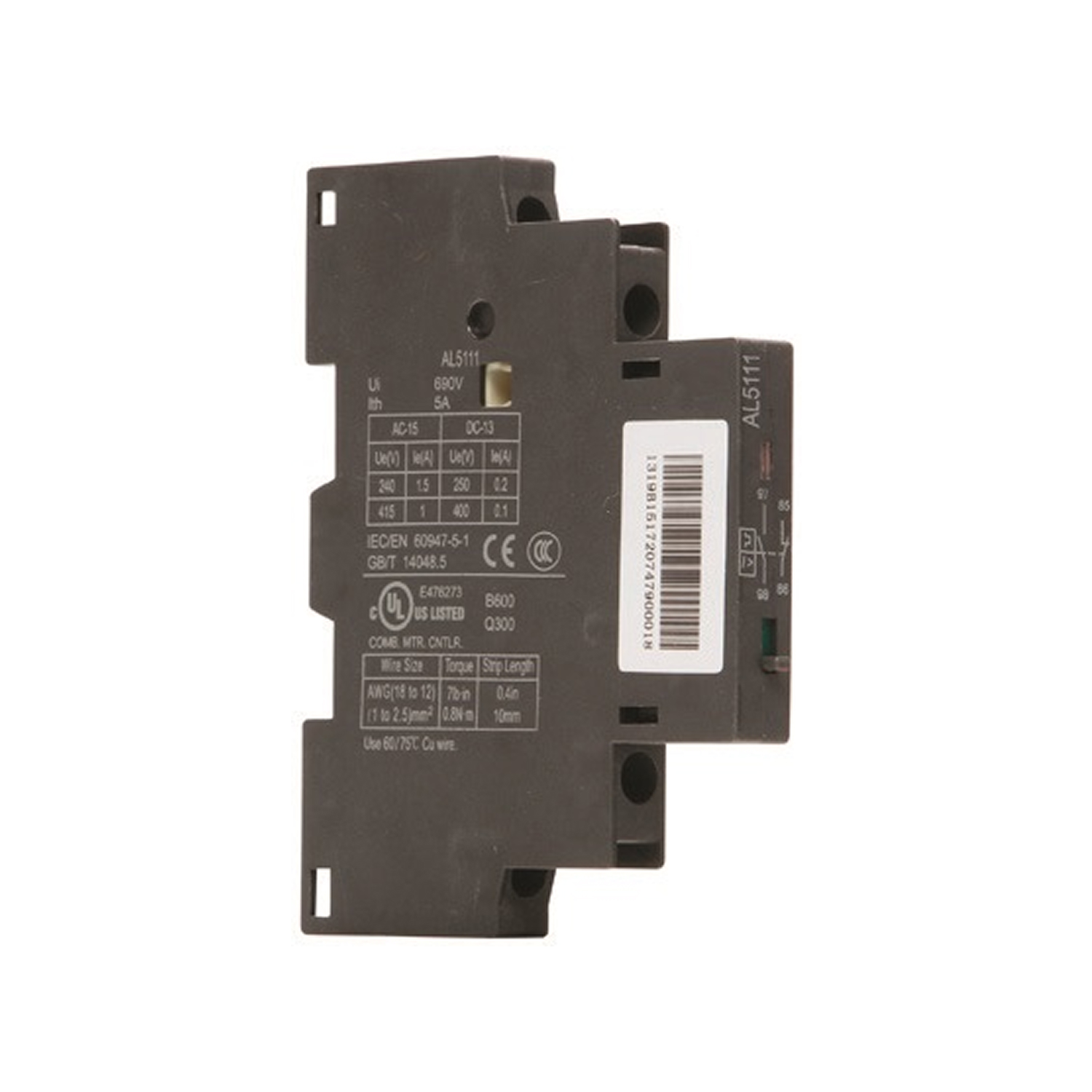 Вспомогательный и сигнальный контакт AL03-S8 11 для NS8