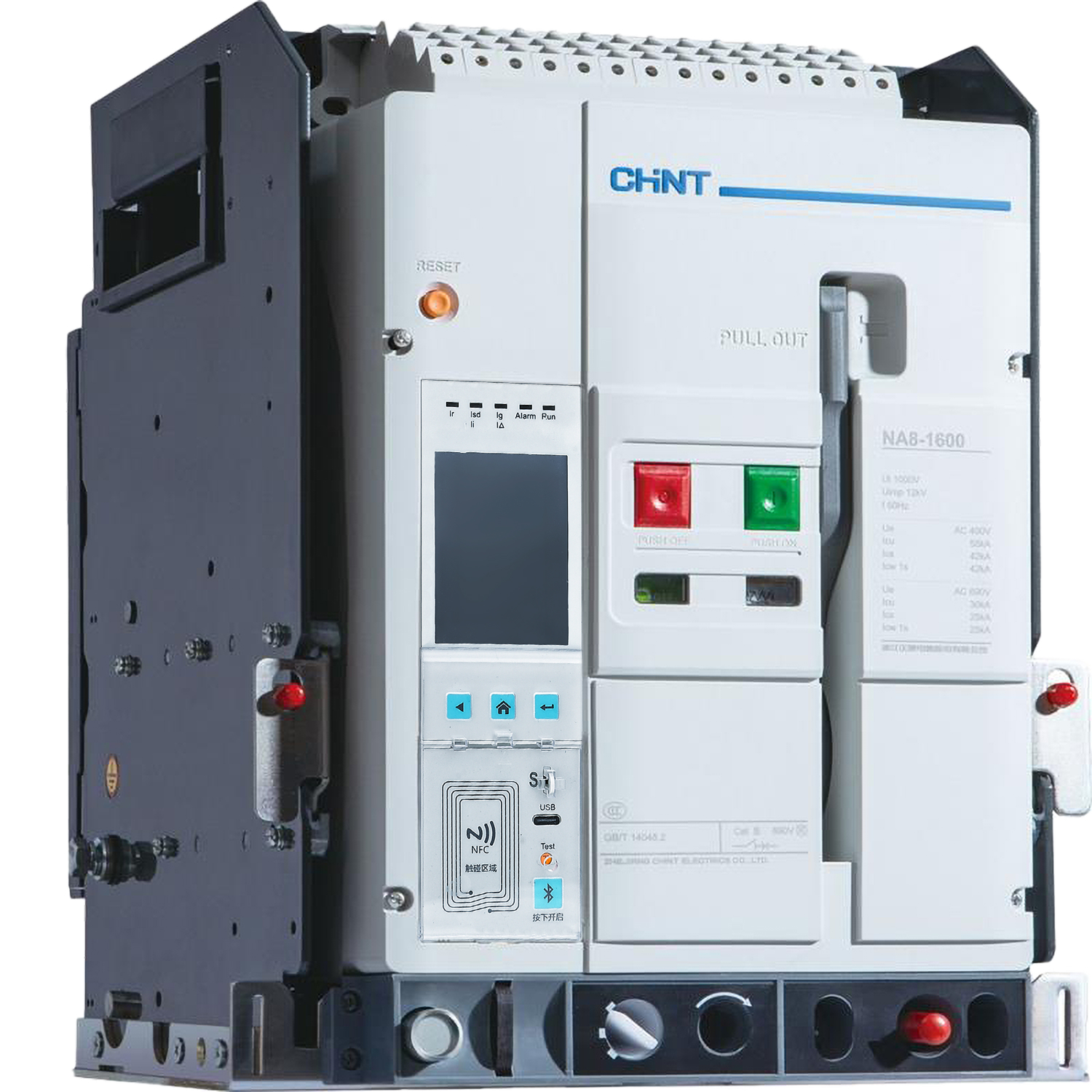 Воздушный авт. выкл. NA8-1600H-400S/3P стац.,400А, 66кА, тип S, AC400В (R)