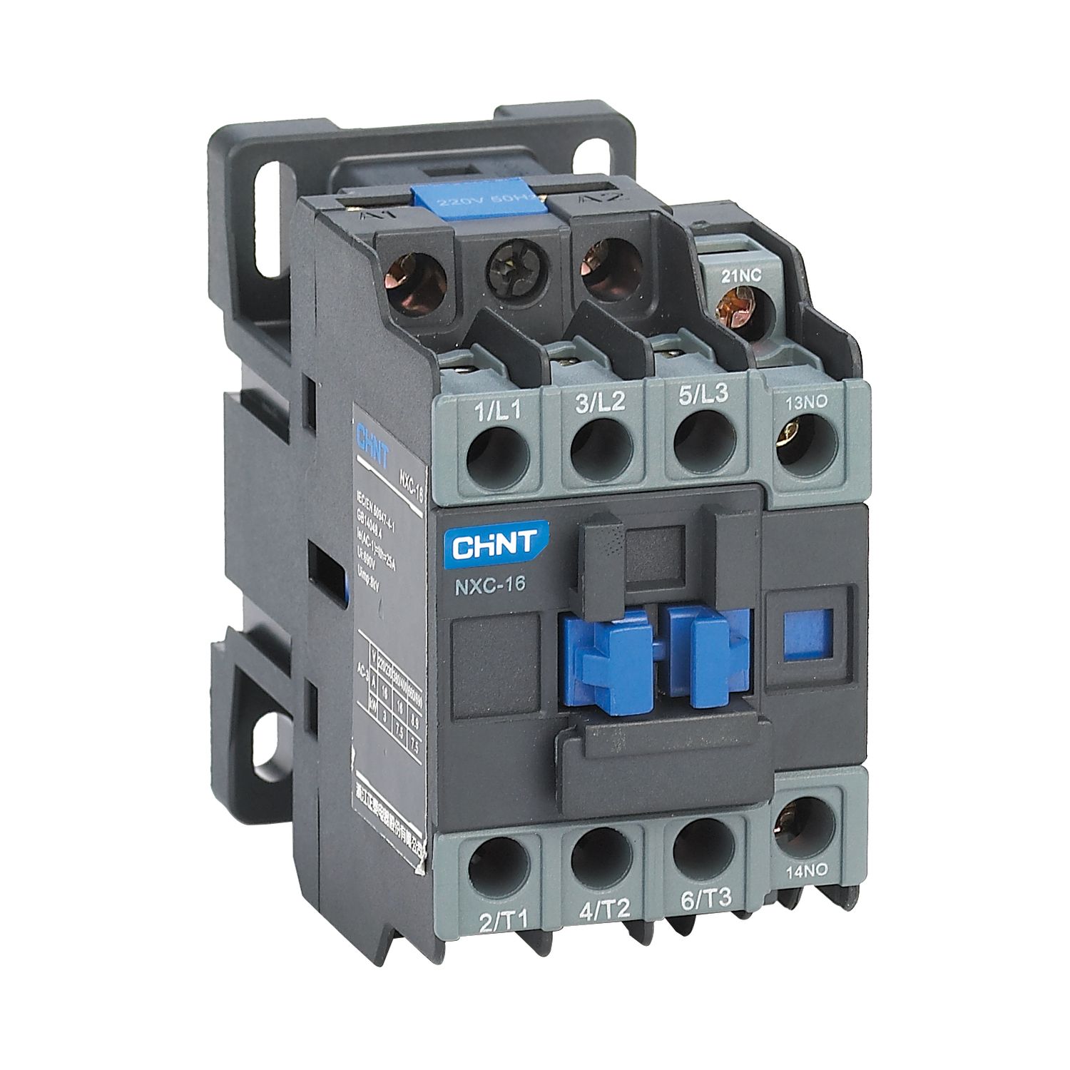 Контактор NXC-16 3P 16A AC48B (50/60Гц) 1НО+1НЗ (R)