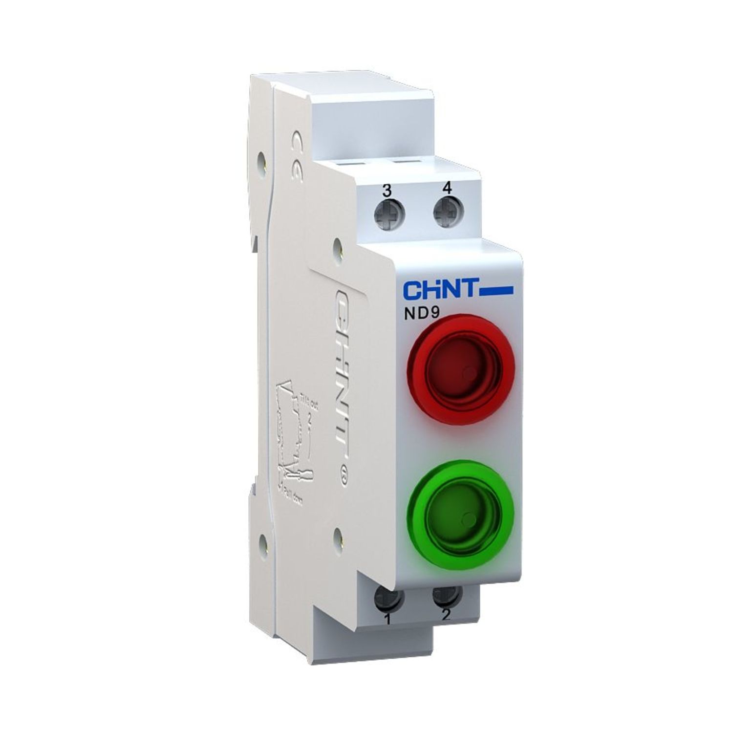 Индикатор ND9-2/gr красный+зелёный, AC/DC230В (LED) (R)